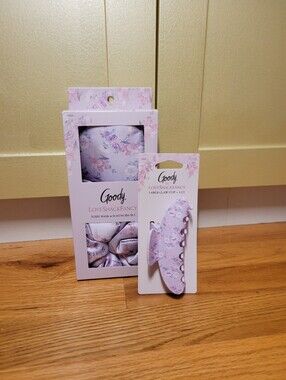 NWT Goody x LoveShackFancy Limited Edition Sleep Mask & Hair 2 Pc Set- Hibiscus